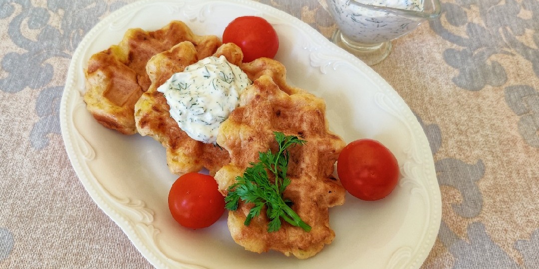 Вафли из кабачков