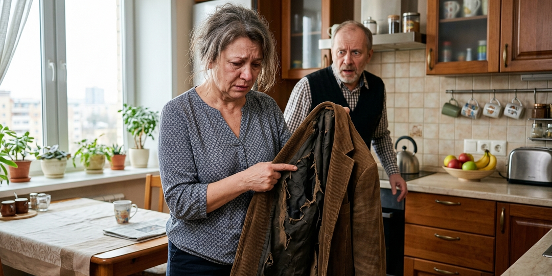 Муж пять лет скрывал заначки, пока я не решила зашить его старый пиджак
