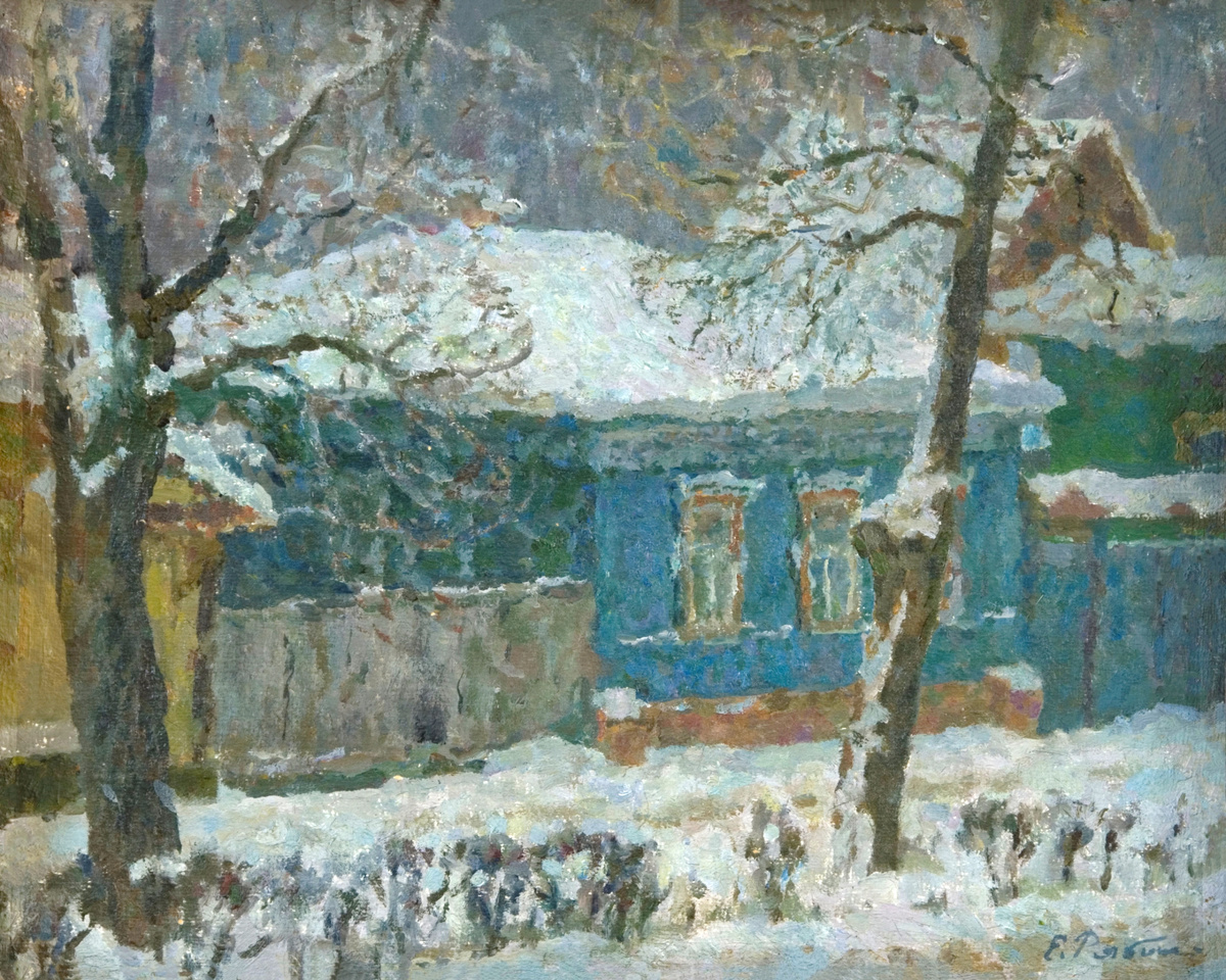 1989 год. Картон, масло 38,5 х 48 см. Тамбовская областная картинная галерея