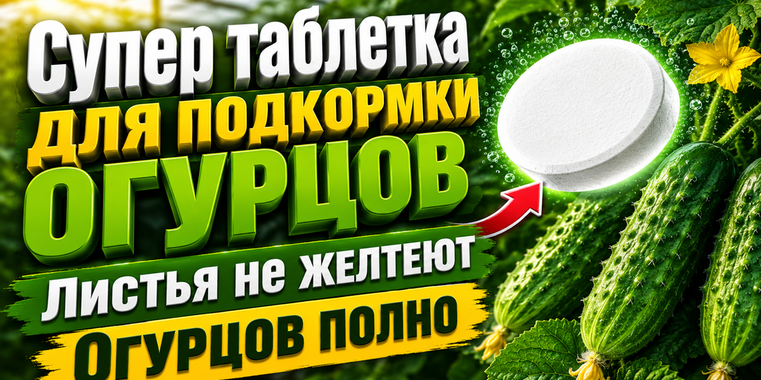 Эта таблетка спасет Огурцы от всех болезней! Листья не желтеют мега урожай