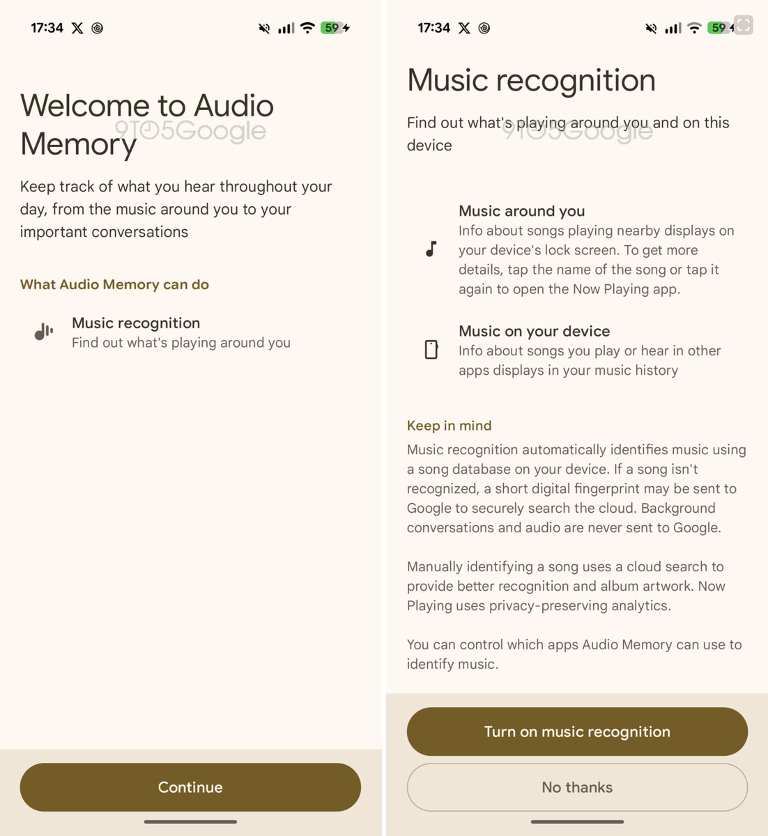    Интерфейс Android Audio Memory