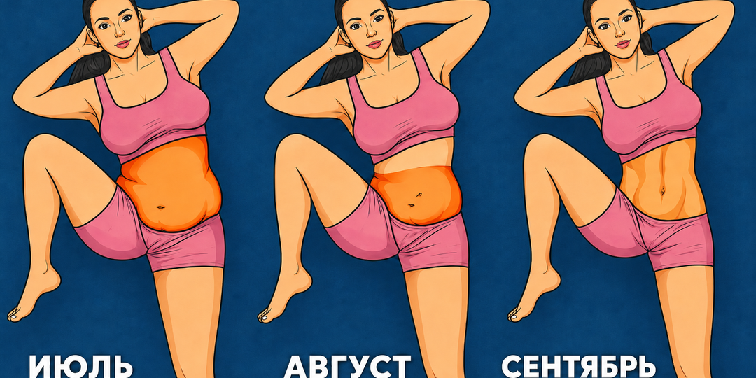 Живот и талия подтягиваются стоя: 4 упражнения по минуте