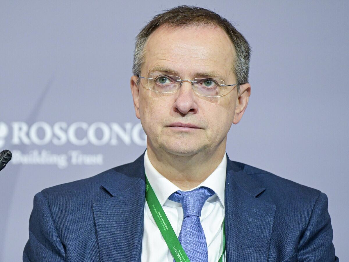    Помощник президента Российской Федераци Владимир Мединский на Петербургском международном юридическом форуме в Санкт-Петербурге | © РИА Новости / Алексей Смагин