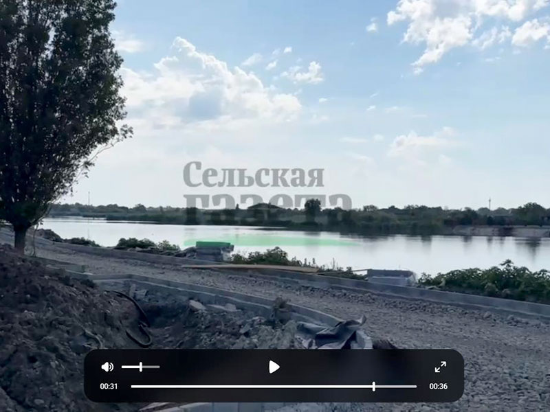    Общая площадь благоустройства берега реки "Ея" составит 11 тысяч квадратных метров