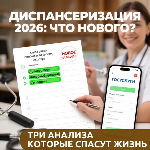 Срочно! С 1 сентября диспансеризацию расширят: какие 3 новых анализа добавят и кому это выгодно