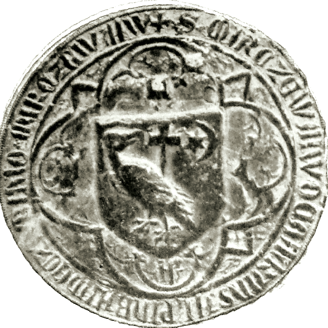Печать Мирчи I Старого (1390). https://ru.wikipedia.org/wiki/Мирча_I_Старый#/media/Файл:MirceaCelBatranSeal1390.png
