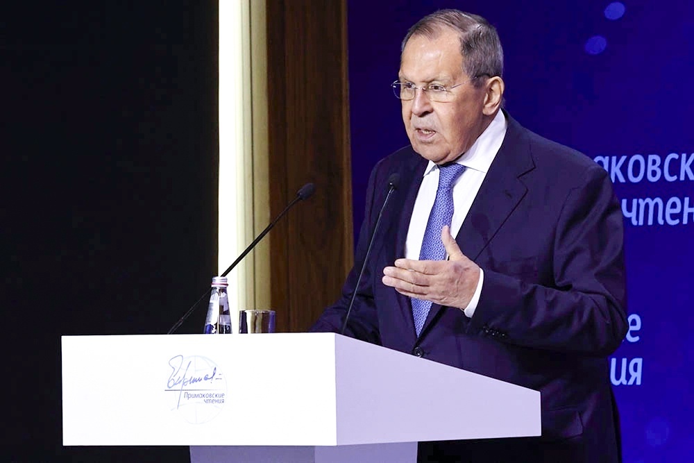    На "Примаковских чтениях" Лавров напомнил, что Россия желает цивилизованно сосуществовать с соседями. / Роман Наумов/РГ
