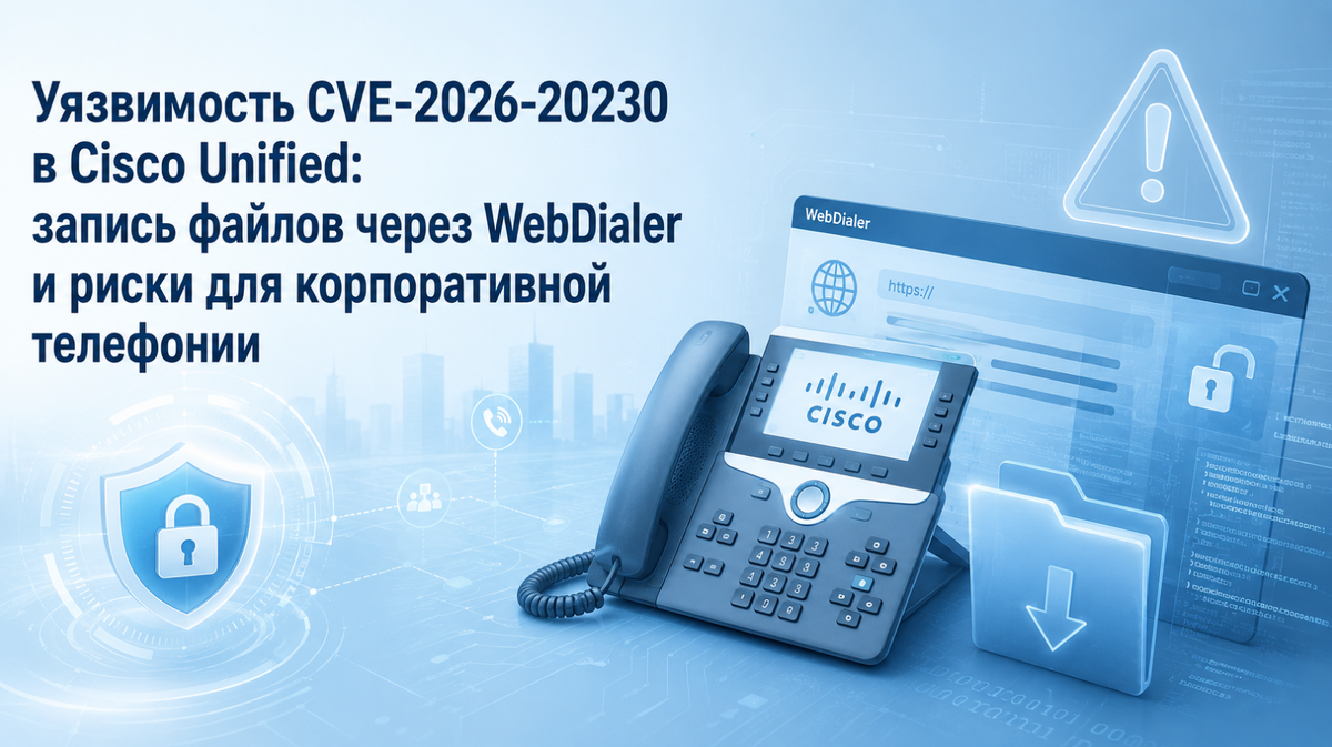 Cisco Unified: запись файлов через WebDialer