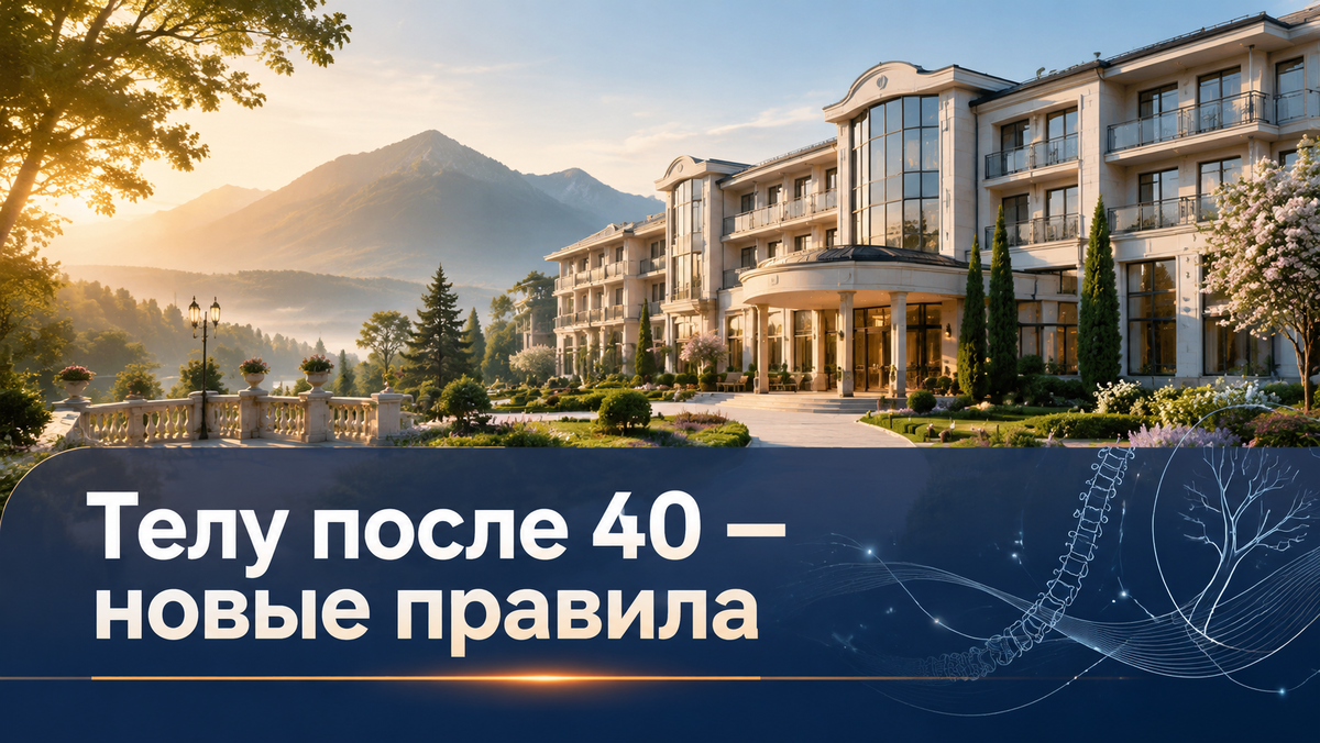Что происходит с телом женщины после 40 — и почему санаторий раз в год важнее любой диеты