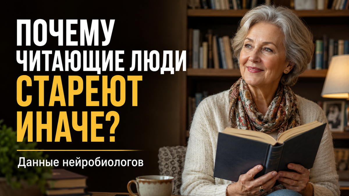 Люди, которые много читают, стареют иначе: что происходит с мозгом после 50