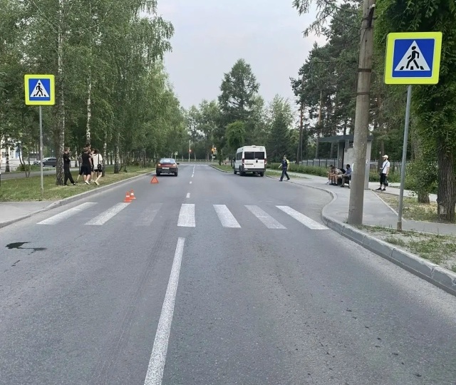 В Первомайском районе Новосибирска водитель Toyota сбил 9-летнего мальчика