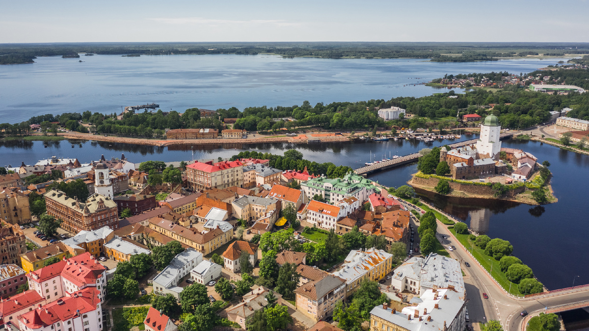 Городской пейзаж Выборга. Источник: Shutterstock, Aleksandr Medvedkov