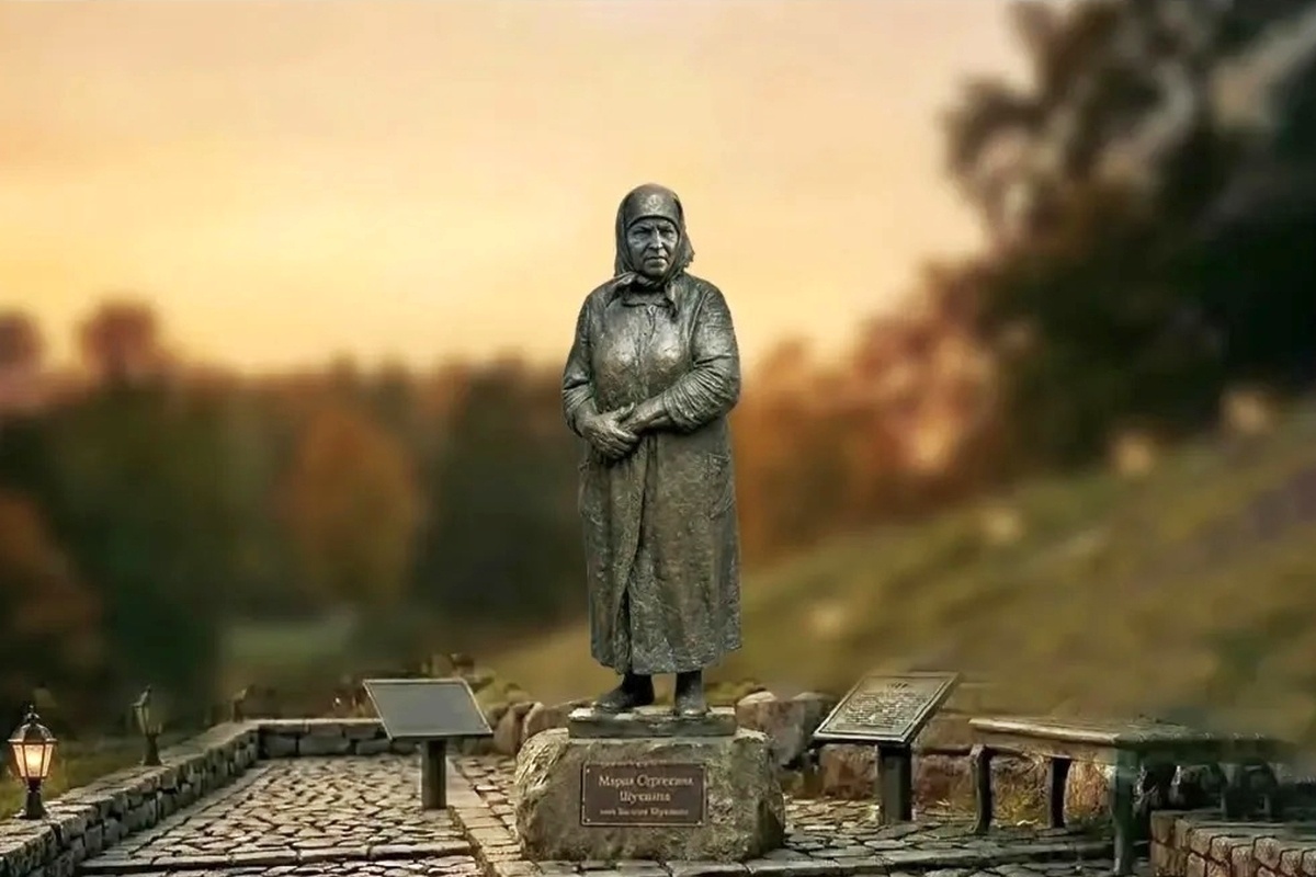    Эскиз памятника матери Василия Шукшина. / vk.com/viktor_tomenko