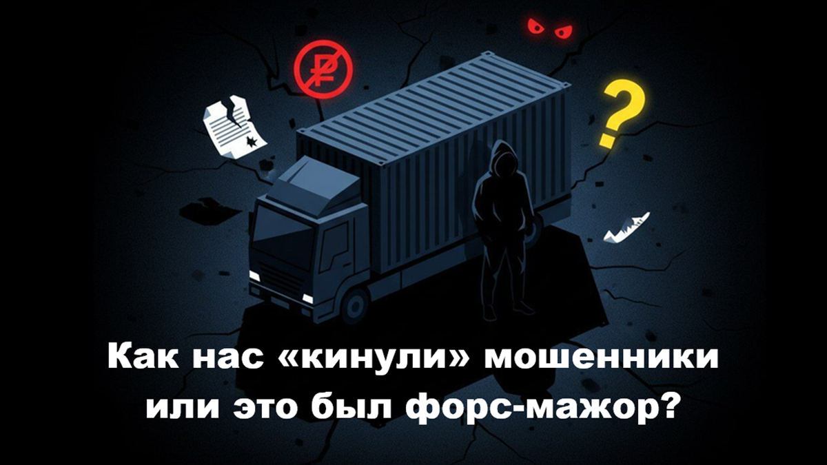Иллюстрация к статье "За рулём фуры: как нас «кинули» мошенники или это форс-мажор? Часть 5". Канал "Техно Колибри", Дзен.