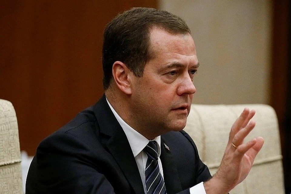    Зампред Совбеза России Дмитрий Медведев REUTERS
