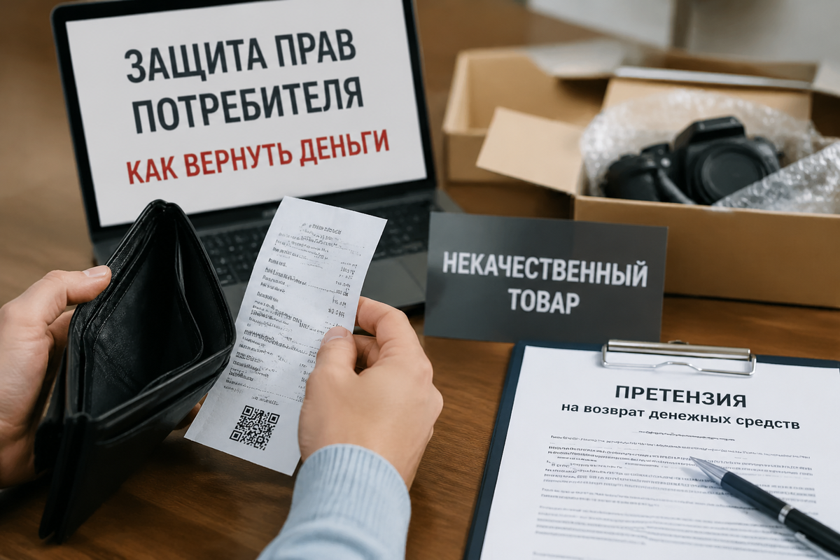 Пошаговая инструкция возврата денег за некачественный товар, услугу