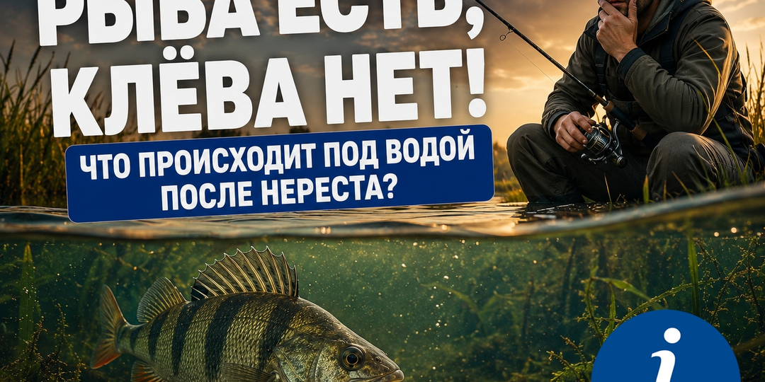 Рыба есть, а клева нет. Что делать?