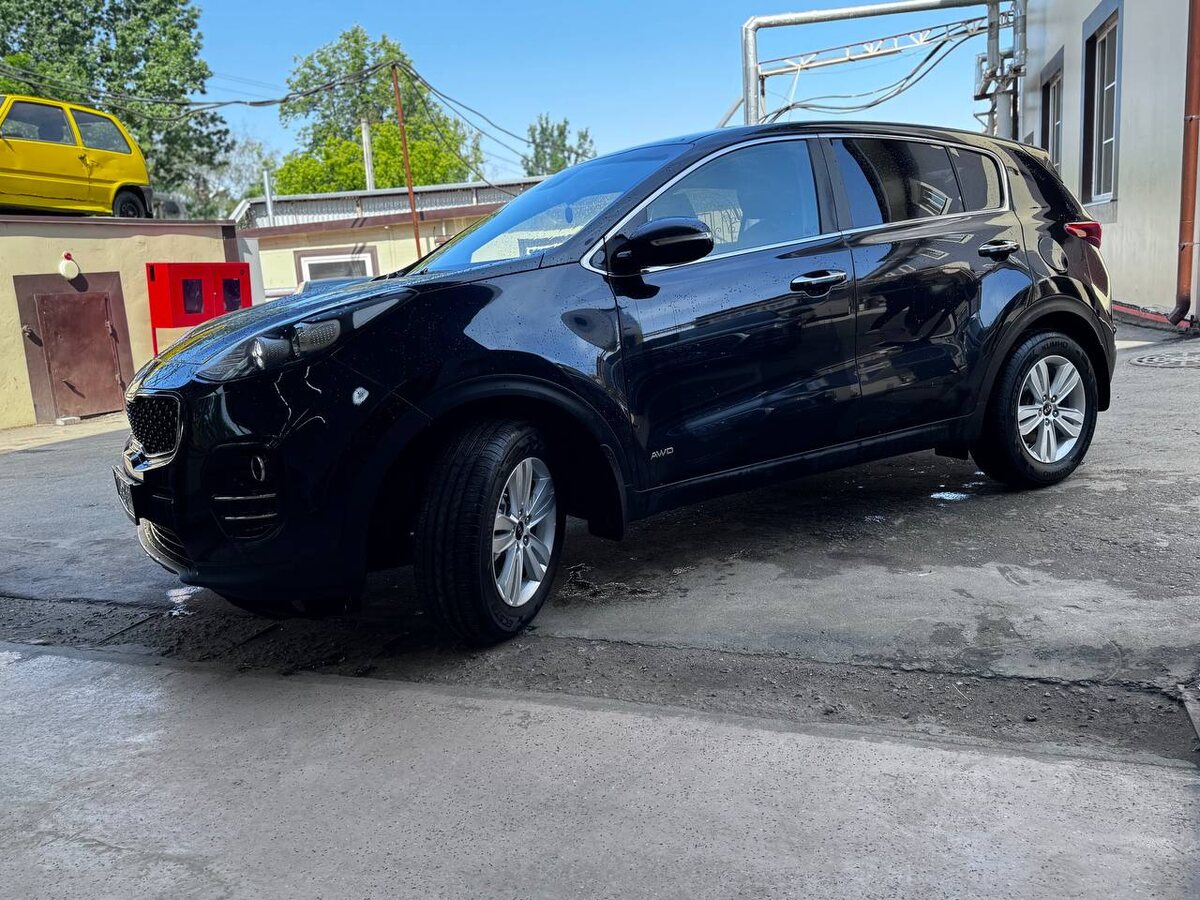 Kia Sportage подготовка к основным этапа полировки