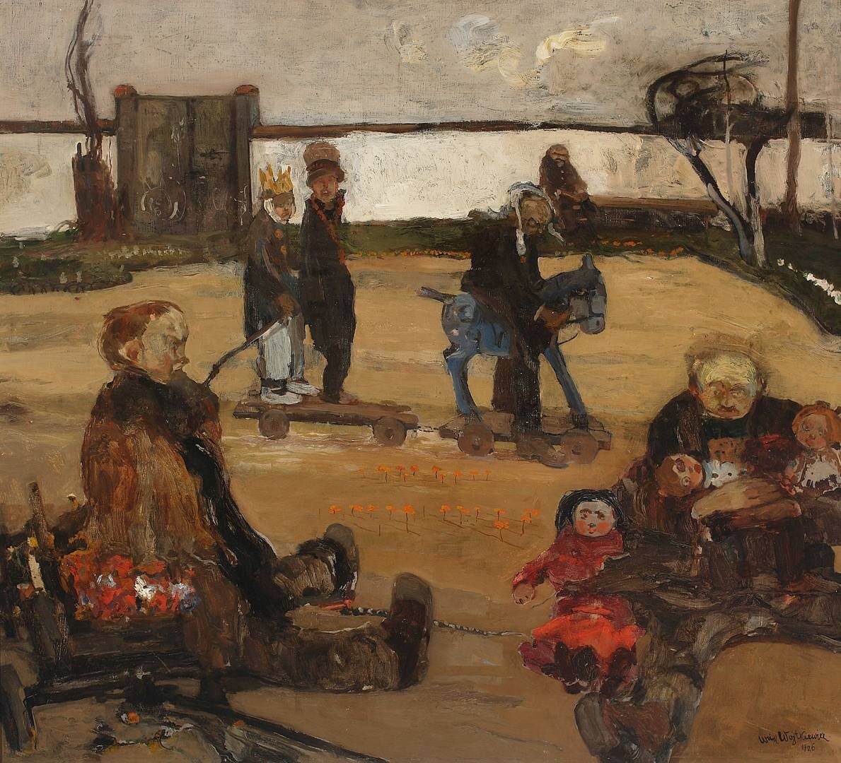     Витольд Войткевич. Цирк сумасшедших. Из серии «Безумие». 1906