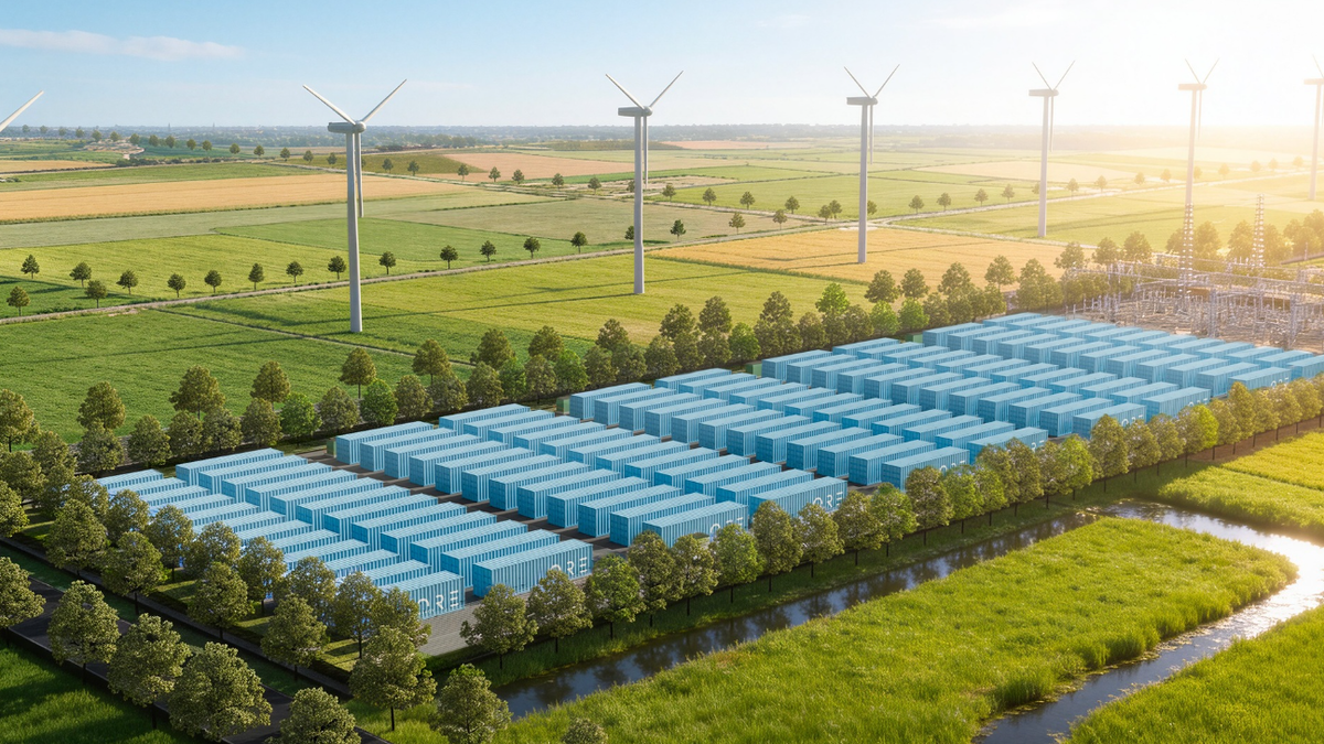 Контейнеры железо-воздушной батареи компании Ore Energy.