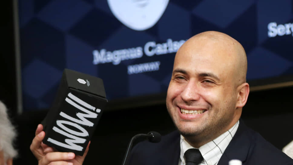 Глава World Chess Илья Мерензон.📷Фото: Seth Wenig / AP