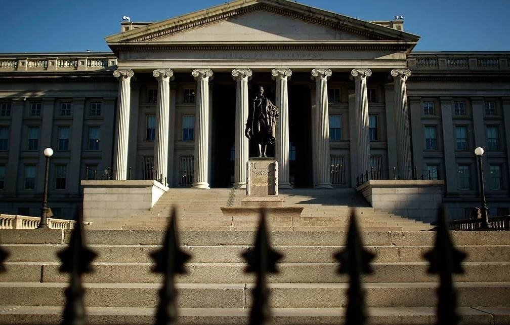    Здание Минфина США  Chip Somodevilla/Getty Images