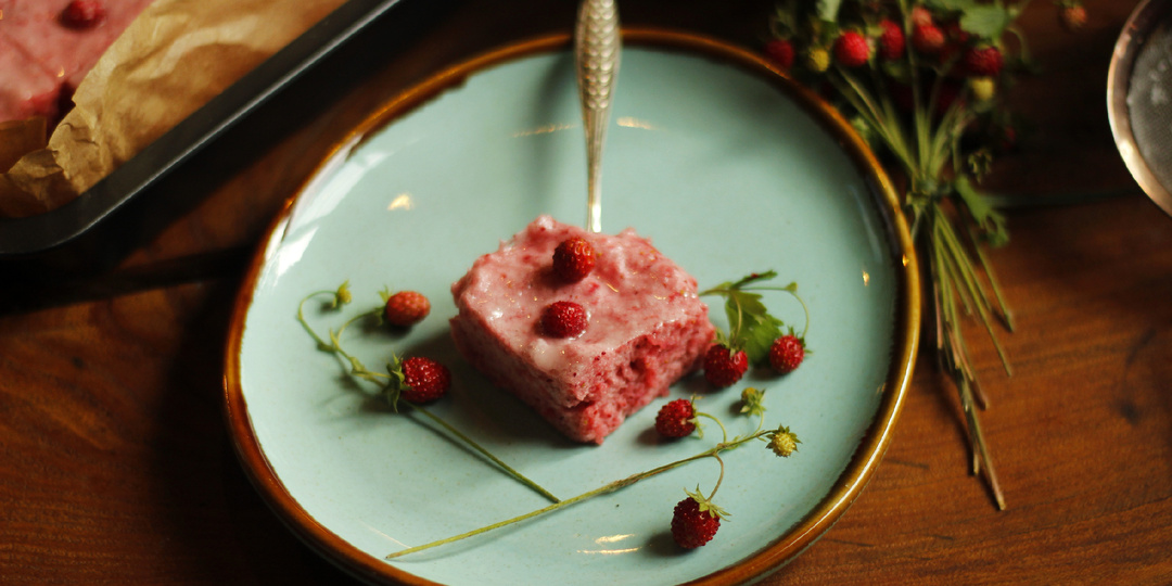 Облачный летний десерт из двух ингредиентов🍓🍓. Вкусно, нежно и точно полезно!