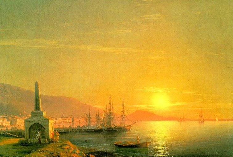 И. Айвазовский. «Феодосийский залив» (1855 г.)