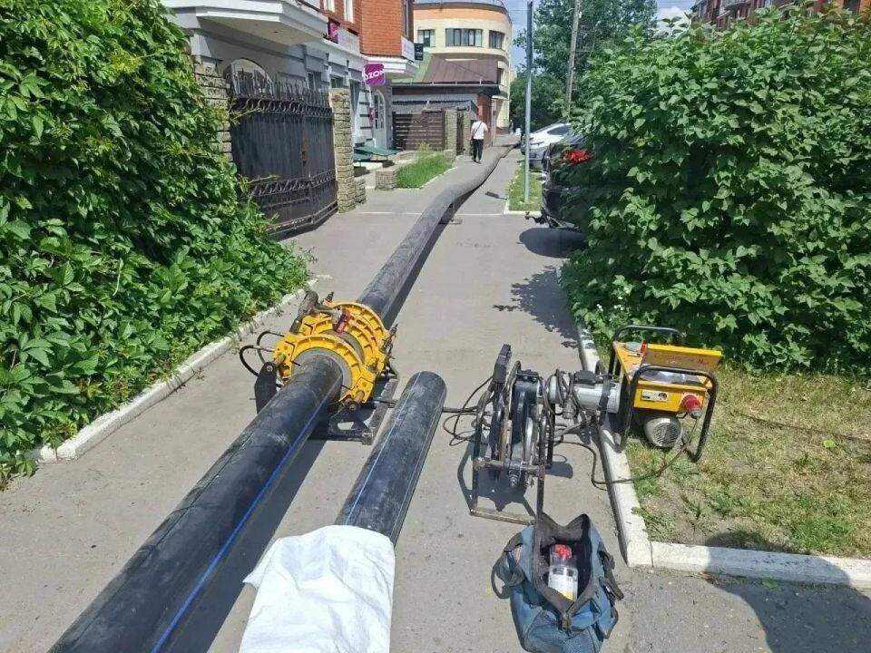    Работы на ул. Интернациональной. Источник: "Росводоканал Барнаул"
