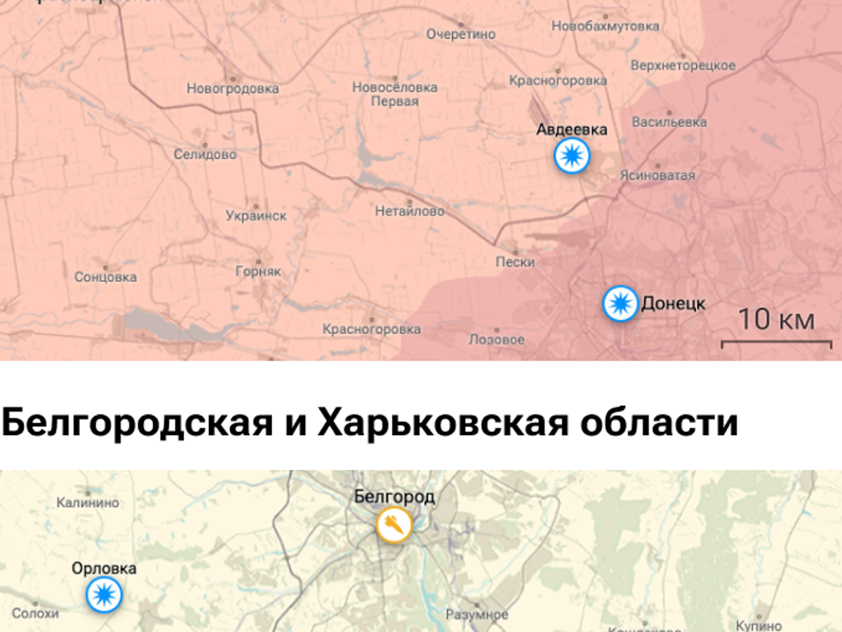    Карта спецоперации Вооруженных сил России на Украине на 24.06.2026 | © Инфографика