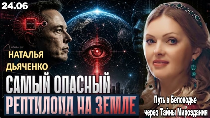 САМЫЙ ОПАСНЫЙ РЕПТИЛОИД НА ЗЕМЛЕ: ИЛОН МАСК. НЕЙРОЛИНК И ПЛАН ЗАХВАТА ЧЕЛОВЕЧЕСТВА ДО 2030 ГОДА. НАТАЛЬЯ ДЬЯЧЕНКО