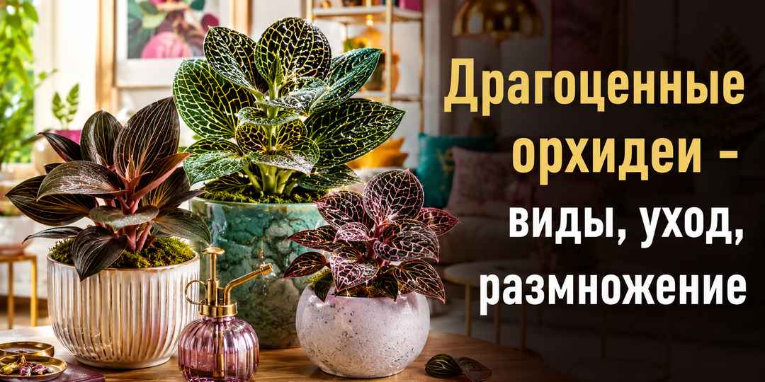Драгоценные орхидеи - виды, уход, размножение