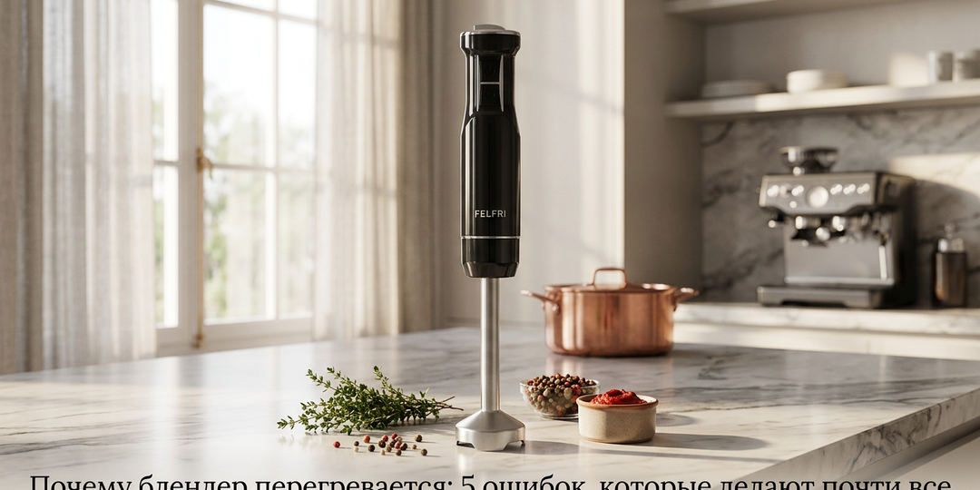 Почему блендер перегревается: 5 ошибок, которые делают почти все