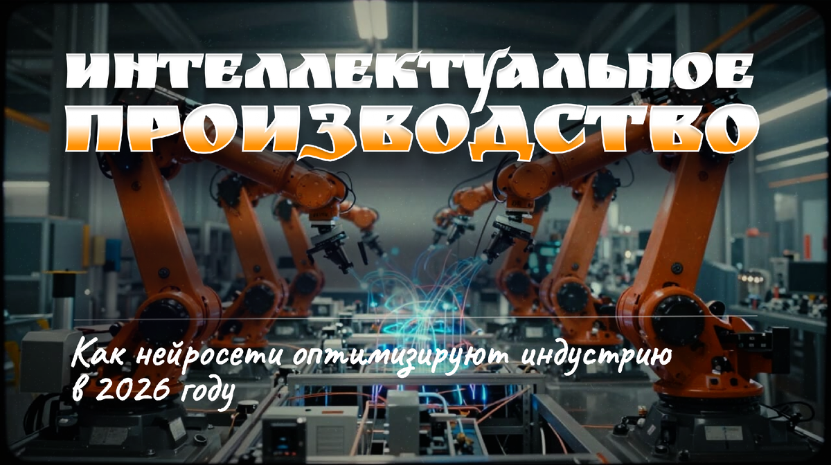 Интеллектуальное производство: Как нейросети оптимизируют индустрию в 2026 году