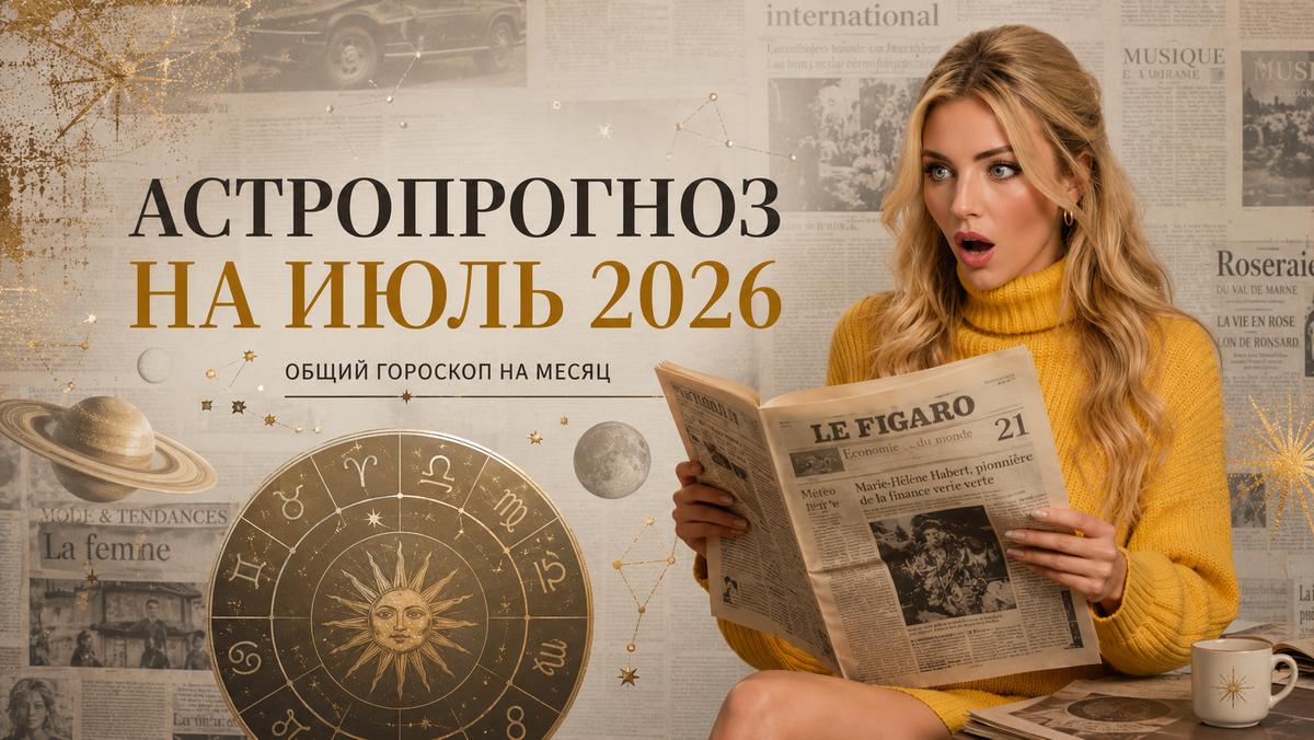 Астрологический прогноз - гороскоп на июль 2026