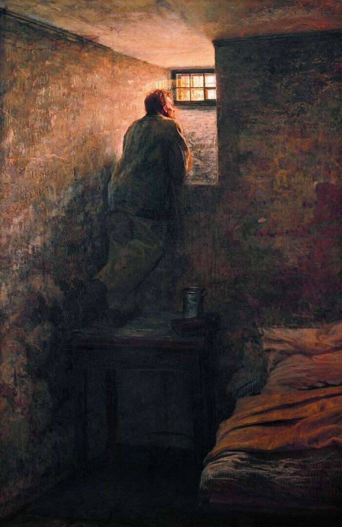     Николай Александрович Ярошенко. Заключённый. 1878