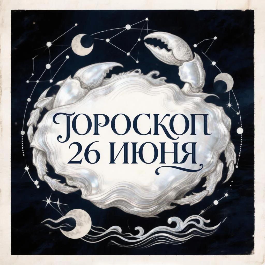 Иллюстрация гороскоп Рак