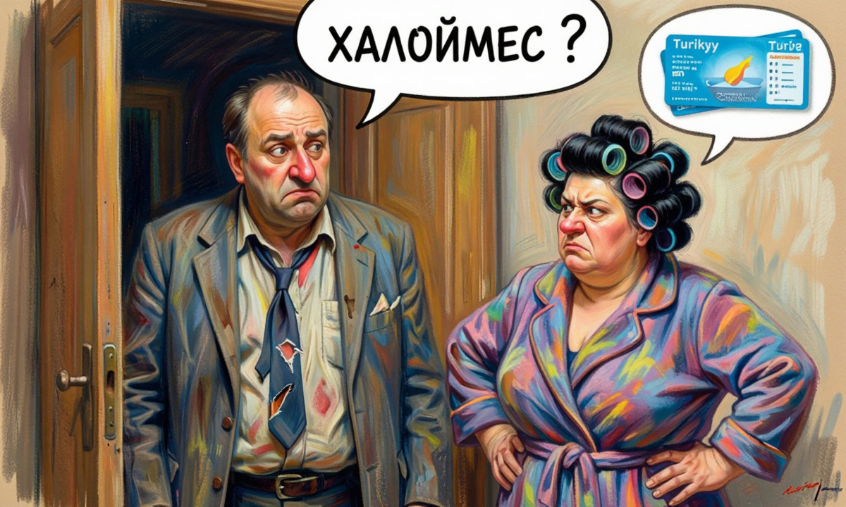 Иллюстрация ИИ. Герои рассказа на своих местах)