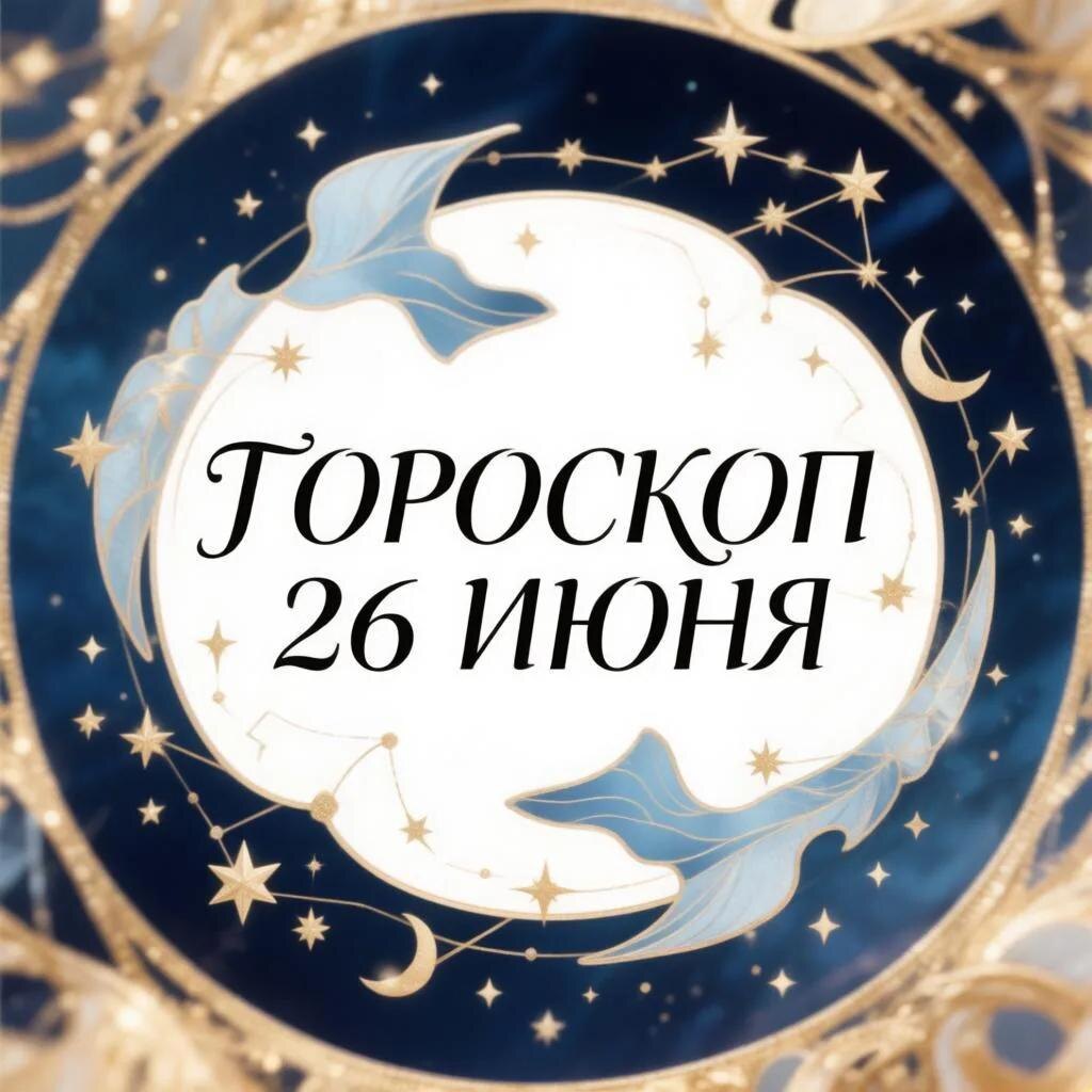 Иллюстрация гороскоп рыбы