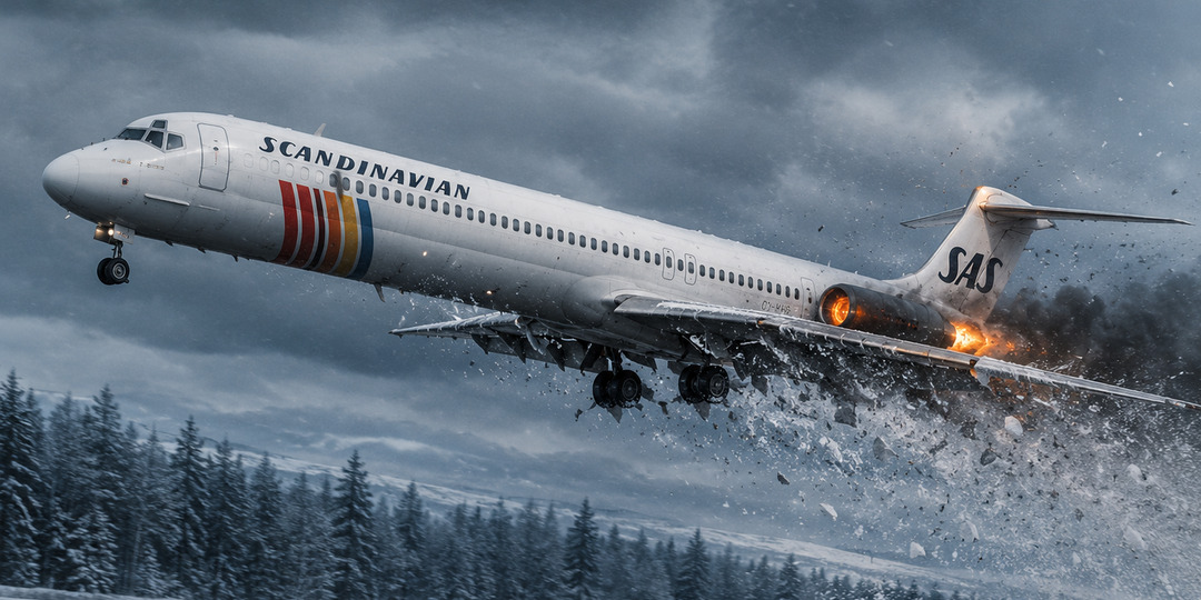 Невидимый лёд и слепая автоматика: крушение MD-81 в Швеции