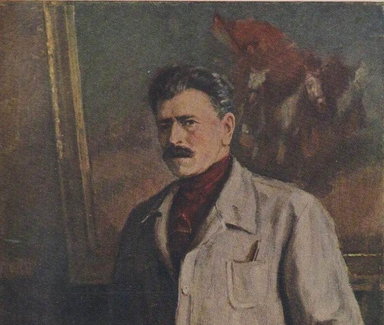 Г. Прокопинский. Портрет М. Б. Грекова.