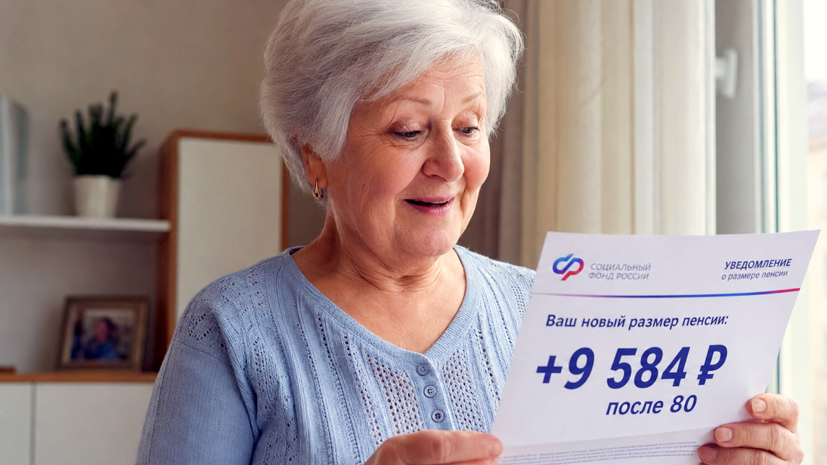 После 80 фиксированную выплату удваивают автоматически - но только к страховой пенсии по старости.