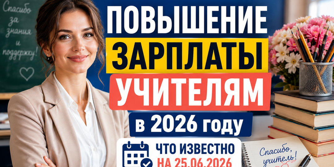 Повышение зарплаты учителям в 2026 году: что известно на 25 июня 2026 года