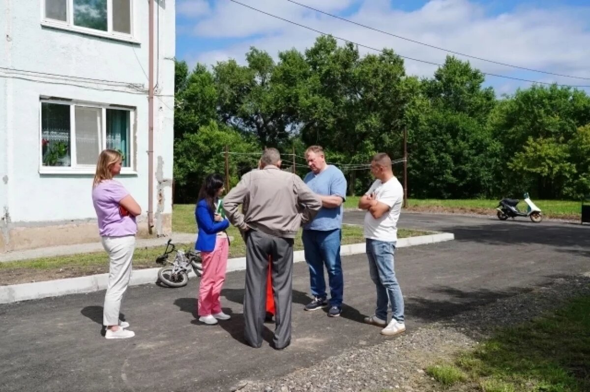    Завершено благоустройства по 2 адресам по программе «100 дворов Уссурийска»