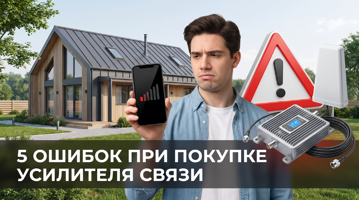 5 ошибок при покупке усилителя связи