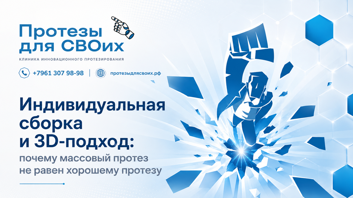Глава «Качество жизни и восстановления» Ростов-на-Дону, ул. Таганрогская, 33 "Протезы СВО"