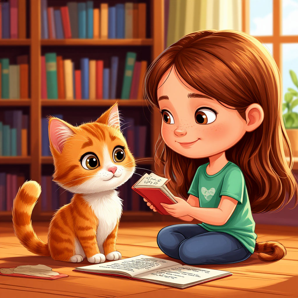Ябоня учит кота читать этикетки