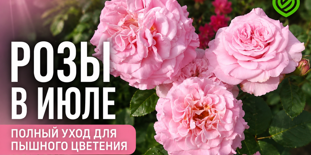 Розы в июле - полный уход для пышного цветения