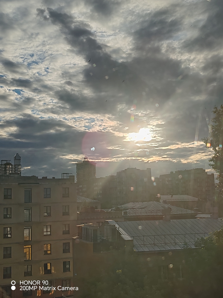 Тучи над городом. 