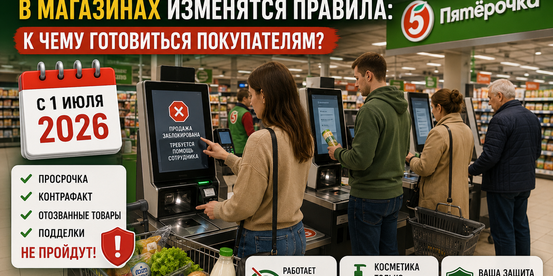 С 1 июля на кассах самообслуживания в магазинах изменятся правила: к чему готовиться покупателям?